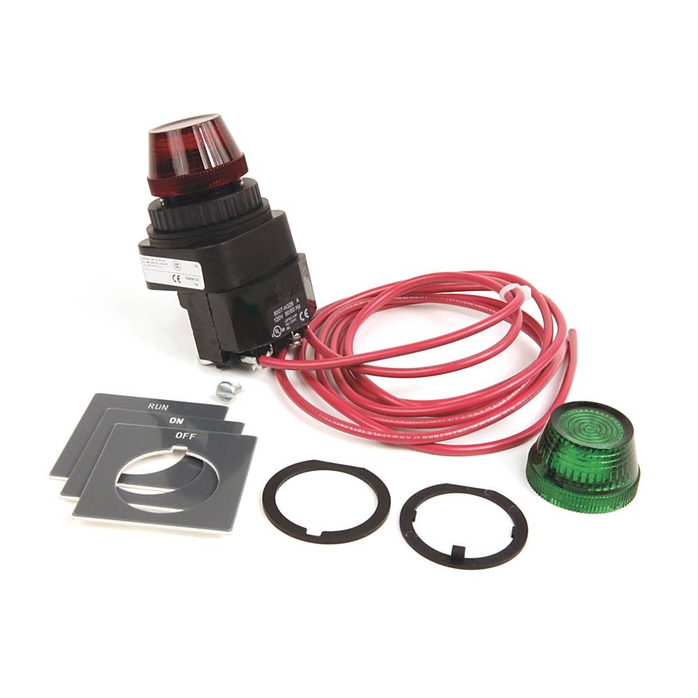 Allen-Bradley Push-Test Pilot Light,On,Nema Sizes 0..9