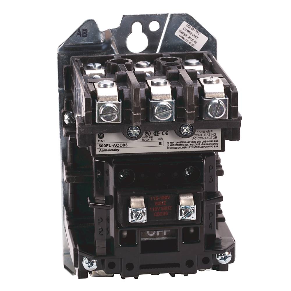 Allen-Bradley NEMA Size 0 Feed Thru Lighing Contactor