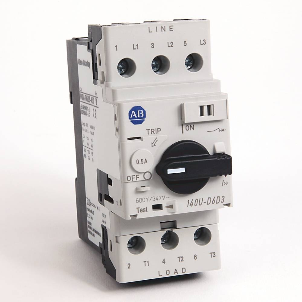 Allen-Bradley Circuit Breaker 3-Pole 0.5 A UL 489