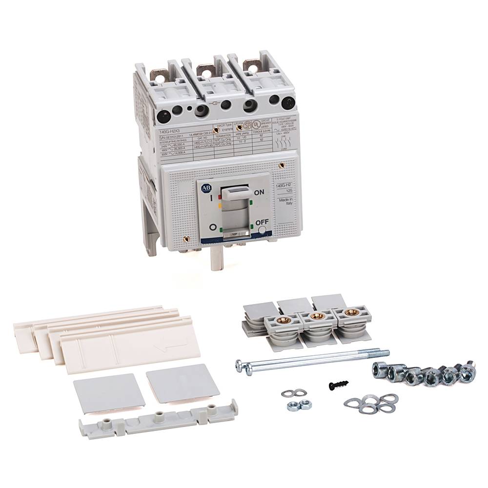 Allen-Bradley 140G 125A H Frame Molded Case Ckt-Bkr
