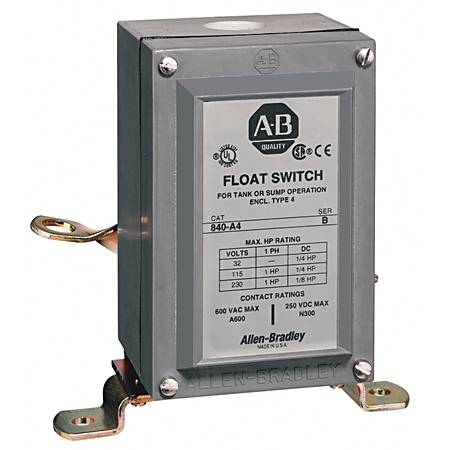Allen-Bradley Switch,Automatic Float 600V Ac Max 10 A