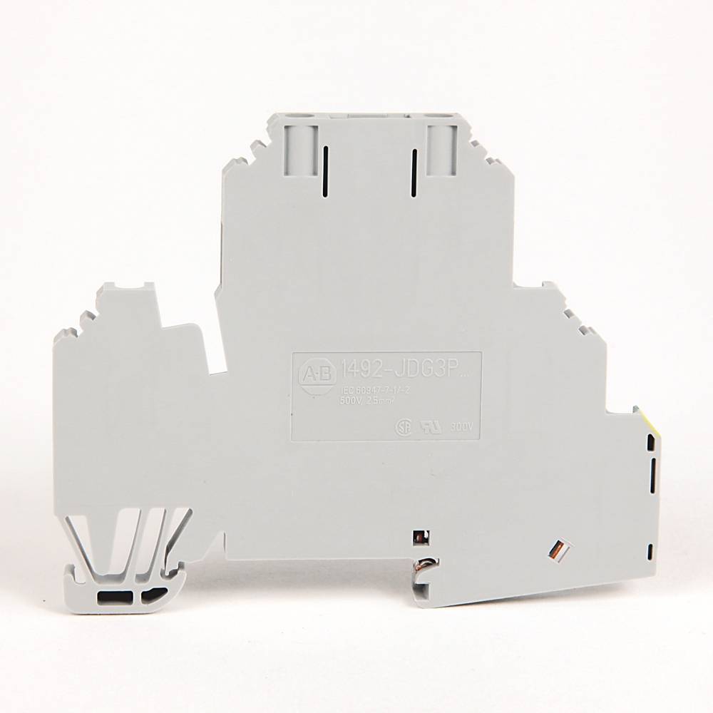Allen-Bradley IEC 2Ckt Feed-Thru Grd Blk,Plug-In,2.5mm