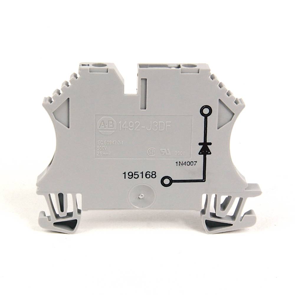 Allen-Bradley IEC 1-Ckt Feed-Thru Blk 2 Stab Conn