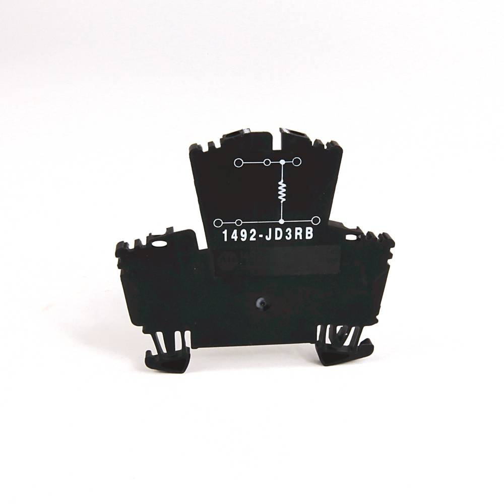 Allen-Bradley IEC 2-Ckt Feed-Through Blk Resistor 4mm