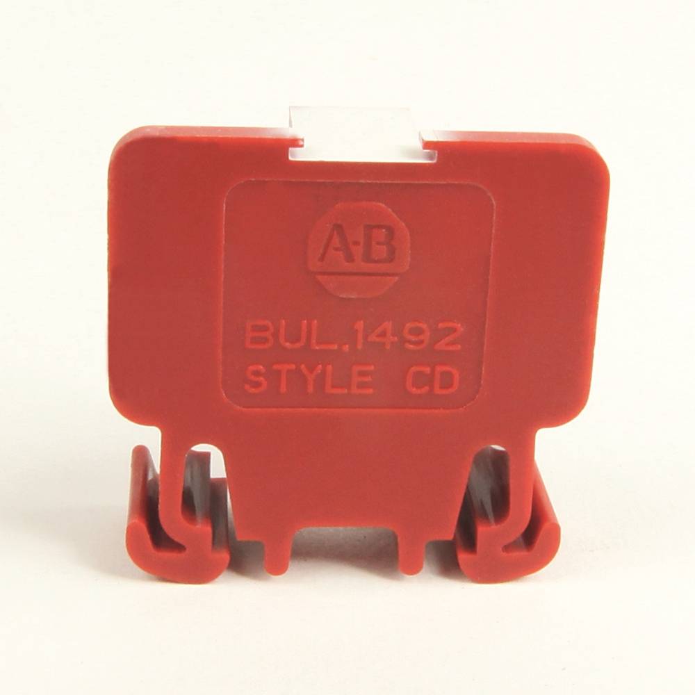 Allen-Bradley Rail Mtd 1P 100A 600V RED TERM BLCK