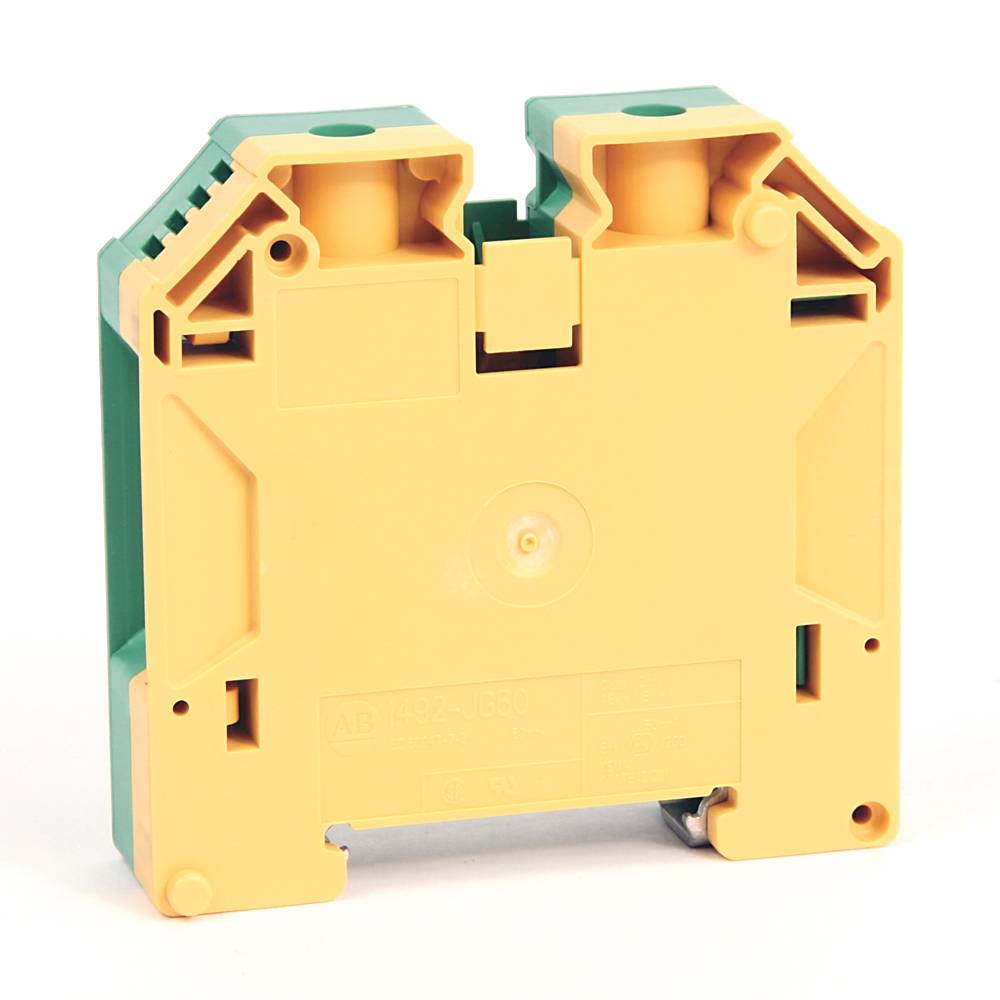 Allen-Bradley IEC 1-Ckt Feed-Through Grd Blk  50mm