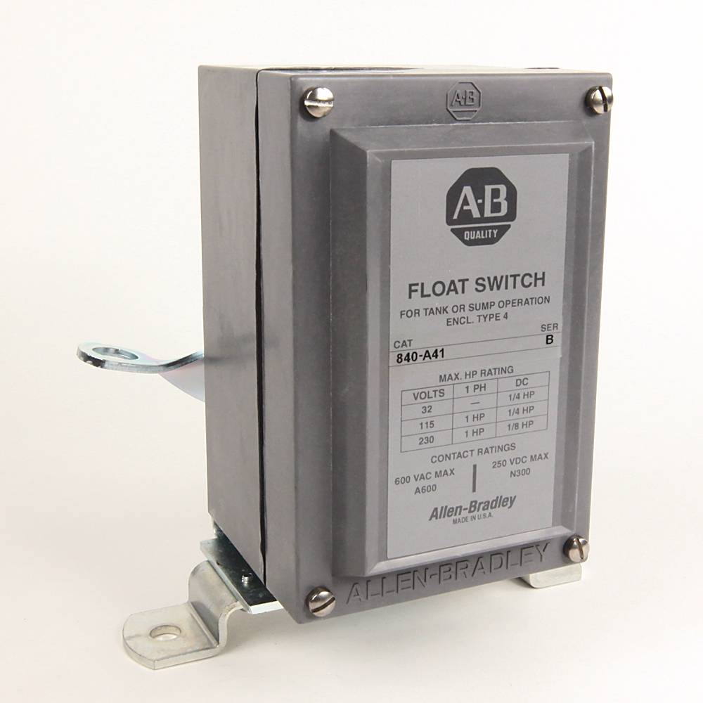Allen-Bradley Switch,Automatic Float 600V Ac Max 10 A