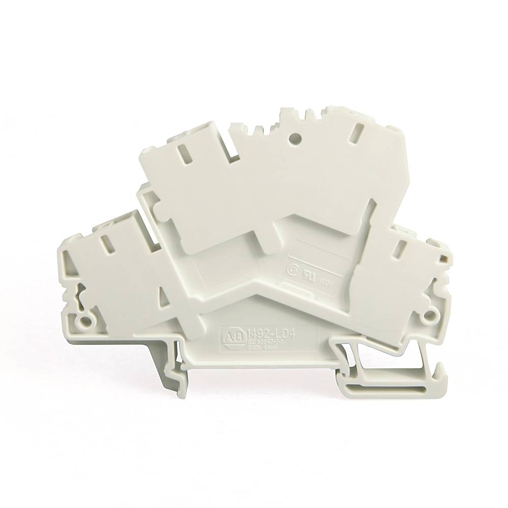 Allen-Bradley 2-Ckt Feed-Through Blk, 4mm