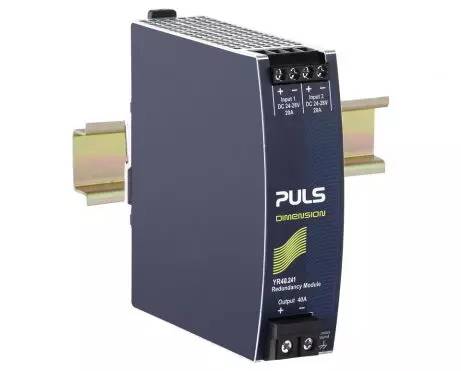 Puls YR40.241 Power Supply, 12 to 28 VDC Output, 2.2 W Power Rating, 40 A, DIN Rail Mount