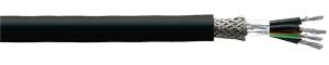 SAB 35681404 VFD XLPE TR Cables, Spool Packaging, 1000 V, (4) Conductors AWGconductor Conductor, 100 ft L