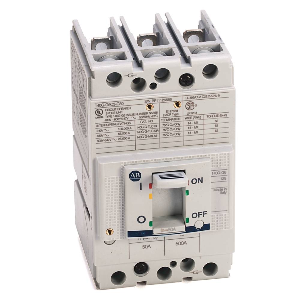 Allen-Bradley 140G 125A Frame Molded Case Ckt-Bkr