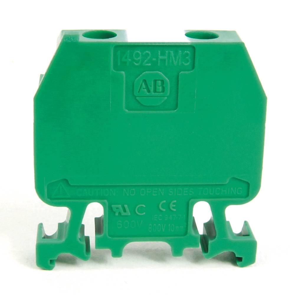 Allen-Bradley TERM BLCK Multi-Rail MTD 1P 30A GRN