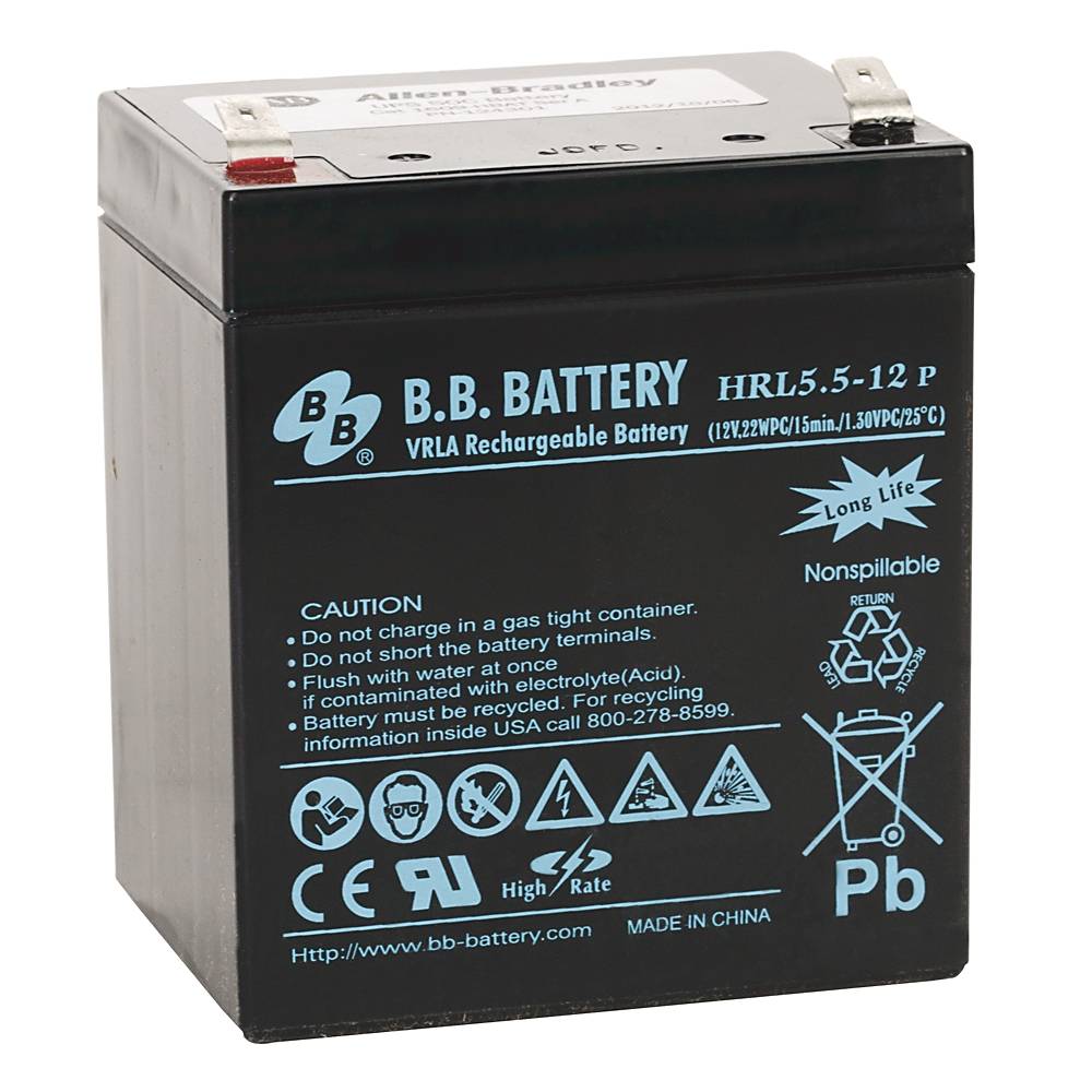 Allen-Bradley Bul 1609 UPS High Temp 12VDC Battery