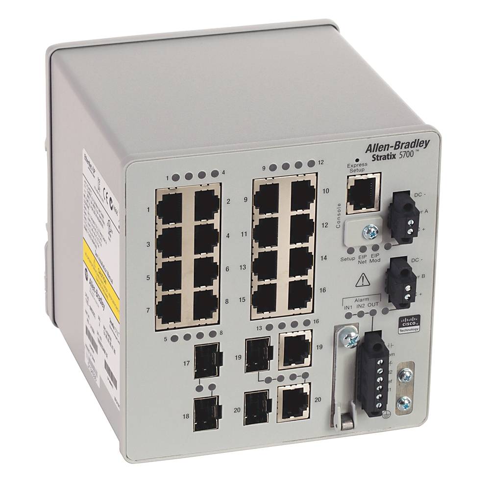 Allen-Bradley Stratix 5700  20 Port Managed Switch