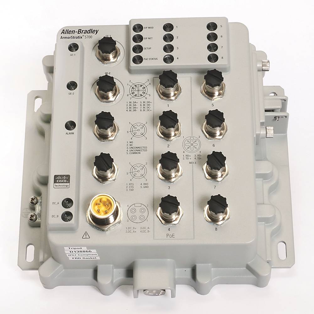 Allen-Bradley ArmorStratix 5700 10 port managed switch