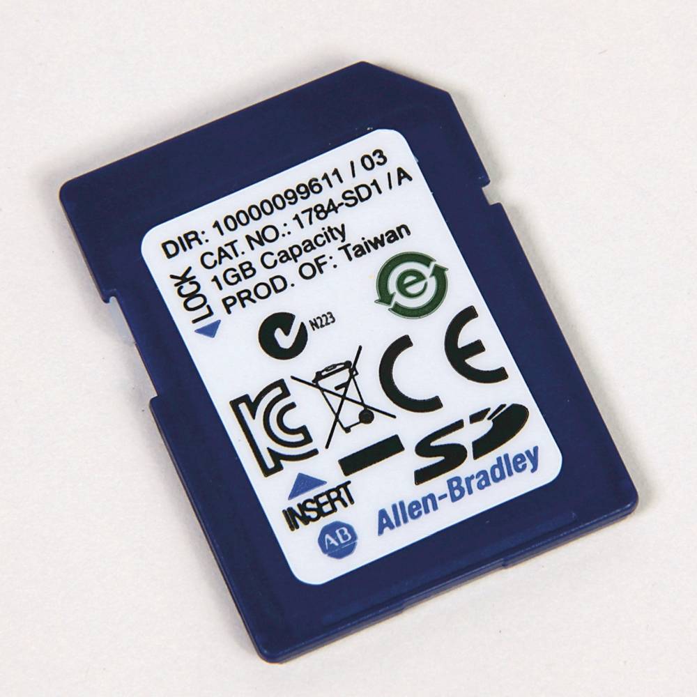 Allen-Bradley ControlLogix Secure Digital Card