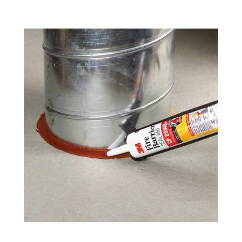 10.1 Oz, Tube, Red, Elastomeric Latex, Fire Barrier Caulk