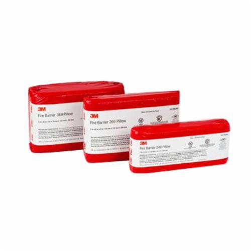 9" x 6" x 2", Red, Fire Barrier Pillow