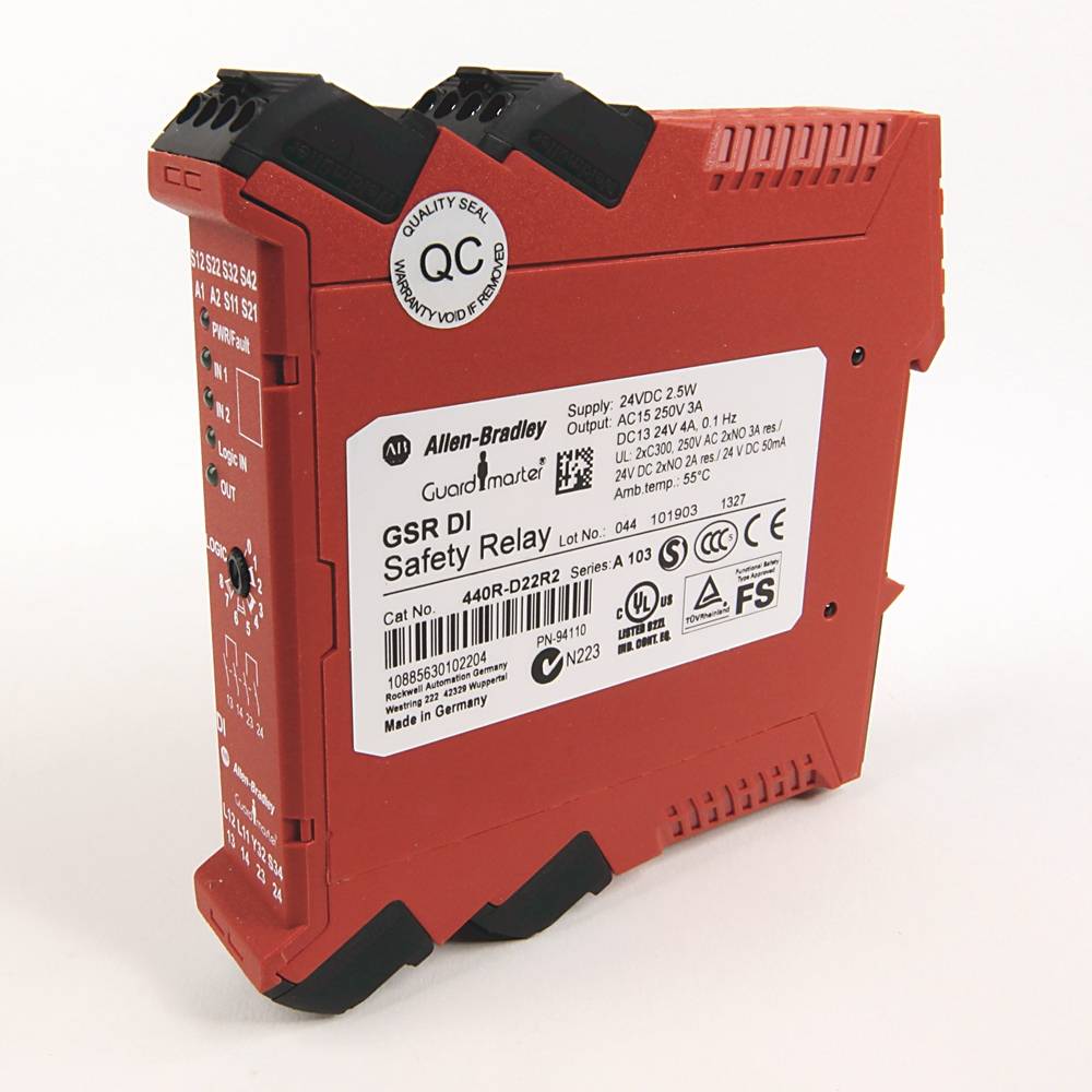 Allen-Bradley Guardmaster Dual Input Safety Relay