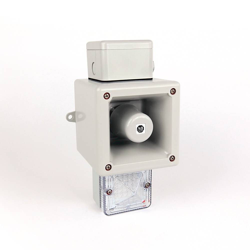 Allen-Bradley 90-260VAC  Frame C Rec Horn Red Beacon