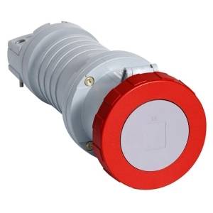 ABB ABB460C9W 3-Phase Pin and Sleeve Connector, 200 to 250 VAC, 60 A, 3 Poles, 4 Wires, Blue