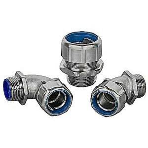 1/2" NPT, Thomas & Betts Corporation 5332-NB Conduit Fitting, Straight