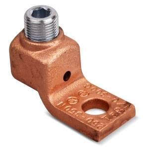 Blackburn® Locktite® 31015 1-Hole Mechanical Connector Lug, 300 to 500 kcmil Copper Conductor, 1/2 in Stud, 1 Bolt Holes, Copper