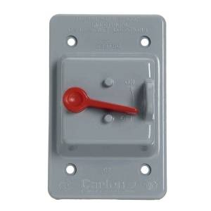 Thomas & Betts Corporation E98TSCN Weatherproof Box Cover, 1-Gang