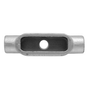 T&B® BlueKote® TB27 Type TB Conduit Body, 3/4 in Hub, Form 7 Form, 9.1 cu-in Capacity, Iron, Epoxy Powder Coated/Zinc Plated