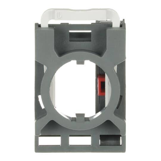 ABB MCBH-01 Modular Non-illuminated Contact Block With 3-Position Holder, 22 mm, 1NC Contact, 6 A at 230 VAC, 5 A 24 VDC, 1.1 A at 125 VDC Contact, Silver Contact