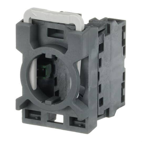 ABB MCBH-20 Modular Non-illuminated Contact Block With 3-Position Holder, 22 mm, 2NO Contact, 6 A at 230 VAC, 5 A at 24 VDC, 1.1 A at 125 VDC Contact