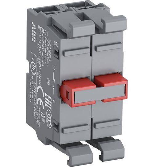 ABB MCB-02G Double Contact Block, 2NC Contact