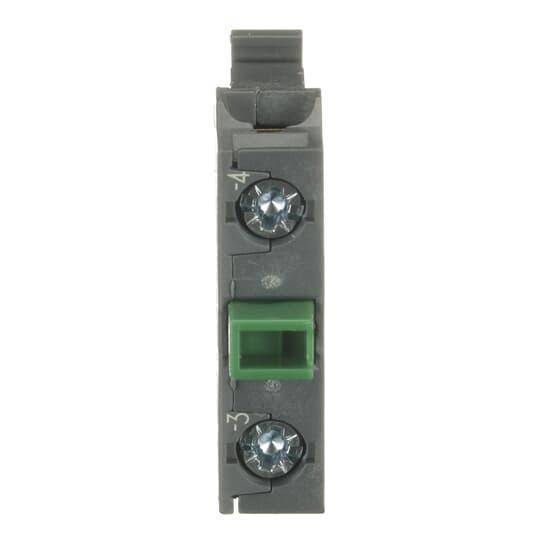 ABB MCB-10B Modular Non-illuminated Contact Block, 22 mm, 1NO Contact, 6 A at 230 VAC, 5 A at 24 VDC, 1.1 A at 125 VDC Contact, Silver Tipped Contact