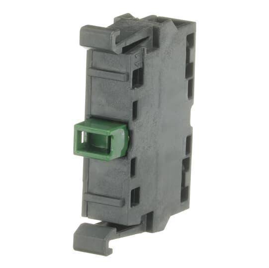 ABB MCB-10G Non-Illuminated Contact Block With Gold Plated Contact, 1NO Contact, 6 A at 230 VAC Contact