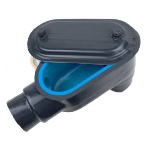 1-1/2" Thomas & Betts Corporation LB57-G Ocal-Blue® Conduit Body