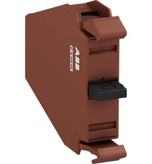 ABB P9B-02VN-AA P9B Contact Block, 2NC Contact, Brown
