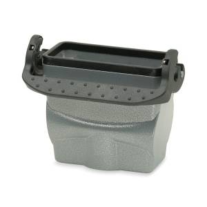 Pos-E-Kon® CH806HMV B Series Single Lever Locking In-Line Coupler Hood, Top 1 x 1/2 in NPT Entry, Die Cast Aluminum