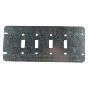 4-Gang, Thomas & Betts Corporation 4-GCS Electrical Outlet Box Cover,