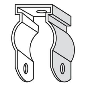 Steel City® 6H2 6H Conduit Hanger, 1 in Conduit, Steel