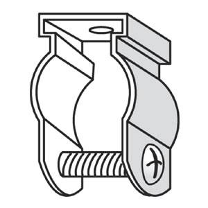 3" Rigid/EMT/Pipe Thomas & Betts Corporation 6H7BSS Conduit/Pipe Hanger