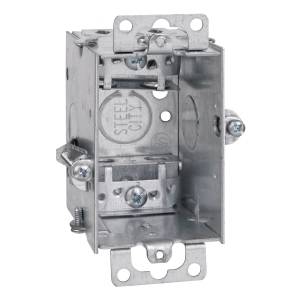 12.5 Cu Inch, 5-Knockout, Thomas & Betts Corporation LXOWC-25 Switch Box, 1-Gang