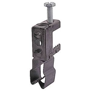 Steel City® SSF-BBC-C1/2-3/4V Beam Clamp, 1/2 in, 3/4 in Conduit, 1/2 in THK Flange, 100 lb Load, Steel