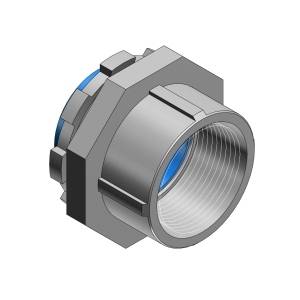T&B® Bullet® 371 Threaded Hub Connector, 3/4 in, For Use With Rigid/IMC Conduits, Steel, Electro-Zinc Plated