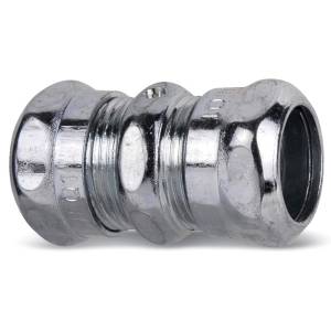 T&B® 5220 Conduit Coupling, 3/4 in, For Use With EMT Conduits, Steel, Electro-Zinc Plated