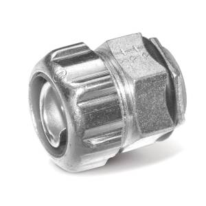 T&B® 5361 Insulated Straight Conduit Connector, 3/8 in Trade, Steel, Electro-Zinc Plated