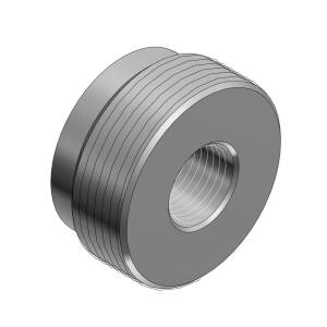 T&B® 607 Threaded Conduit Reducer, 1-1/2 to 1/2 in, For Use With Rigid/IMC Conduits, Malleable Iron