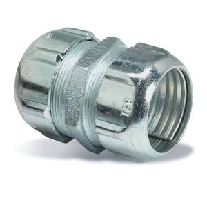 T&B® 8120 Threadless Compression Coupling, 1/2 in, For Use With Rigid/IMC Conduits, Malleable Iron