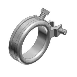 T&B® Blackjack® BG300-14-20 Grounding Bushing, 14 to 2/0 AWG AC Cable, 3 in Trade, Malleable Iron, Zinc Plated