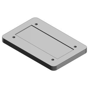 T&B® DS100G-TB FS/FD Blank Device Box Cover, Cast Aluminum