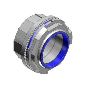 T&B® H050A Hub Connector With Thermoplastic Insulated Throat, 1/2 in, For Use With Rigid/IMC Conduits, Aluminum